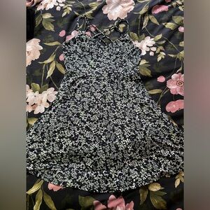 Soft floral blue sun dress